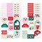 Big Dot of Happiness Christmas Stockings Gift Tag Stickers, Assorted Winter Holiday Gift Tag Labels, To and From Stickers - 12 Sheets - 120 Stickers